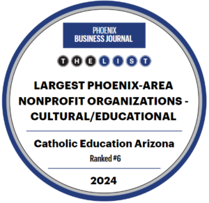 Phoenix Business Journal Ranks Catholic Education Arizona #6 in Cultural/Educational Phoenix Nonprofits