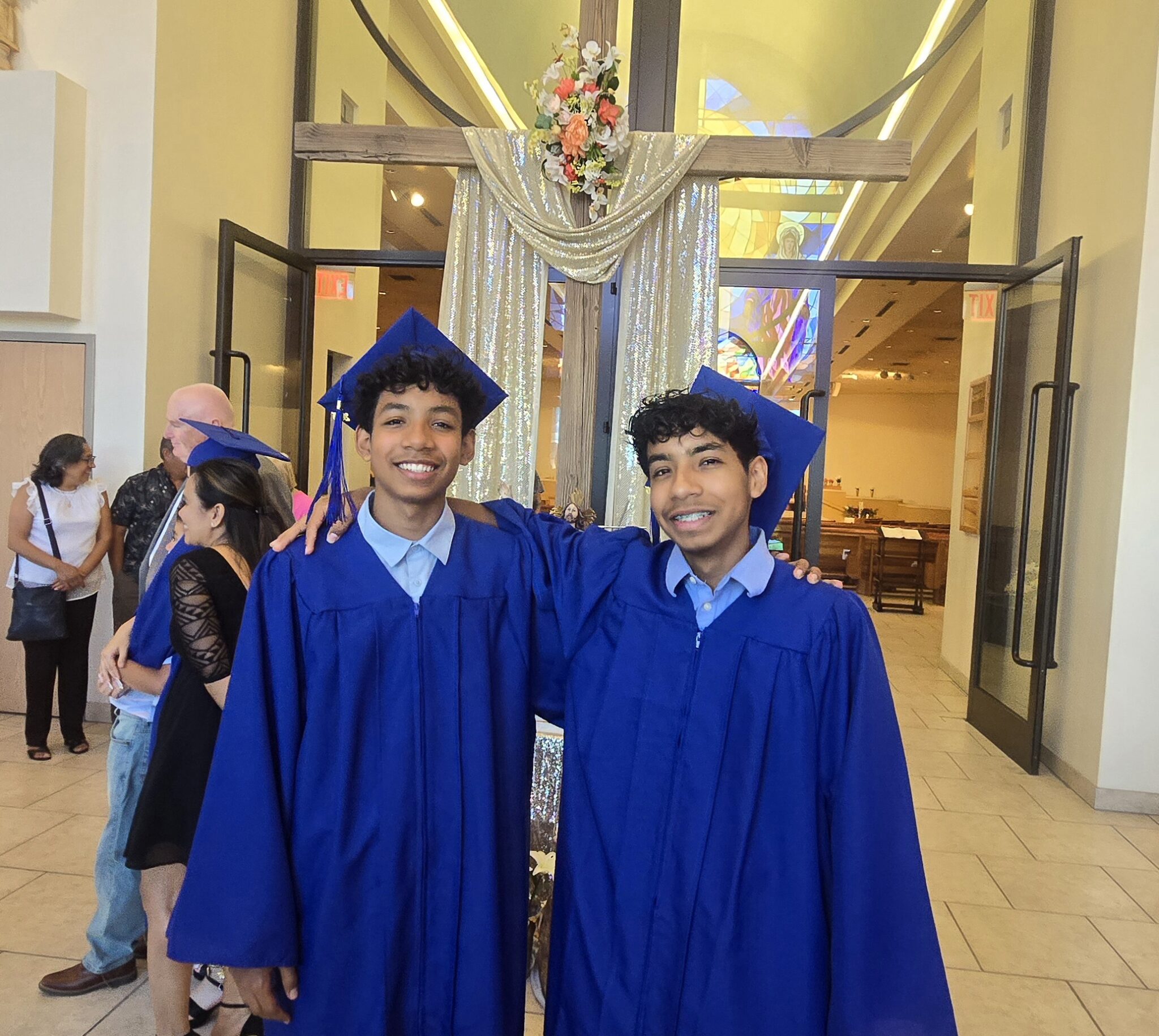 Amaro Family Testimonial: “You made it possible to send our children to a Catholic school!”