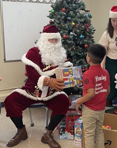 Bringing Christmas Joy to the Students at St. Peter’s Indian Mission Catholic School